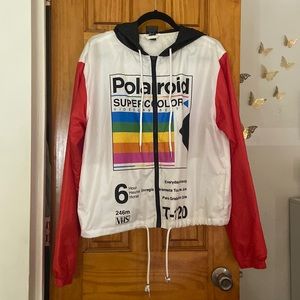 Polaroid windbreaker. Never use. Only worn about twice. Great condition! Size L.